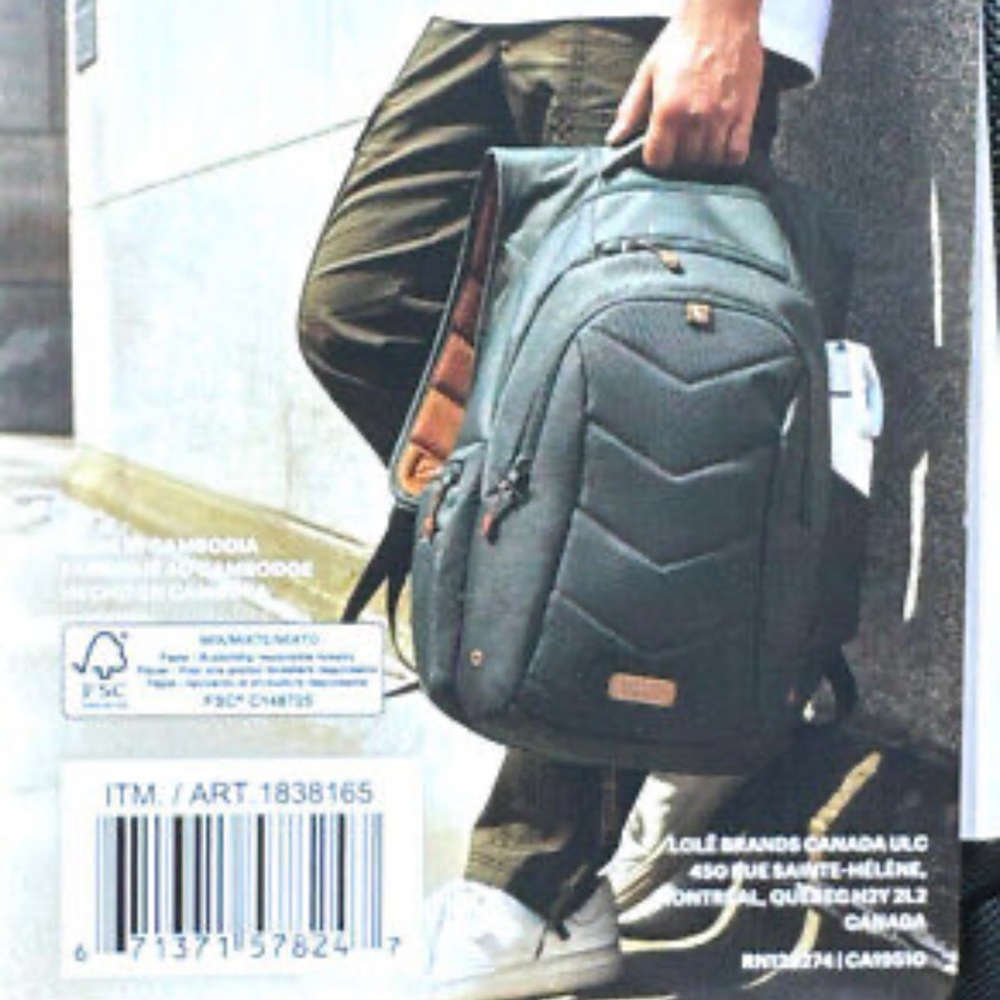 Gray Men's Backpack